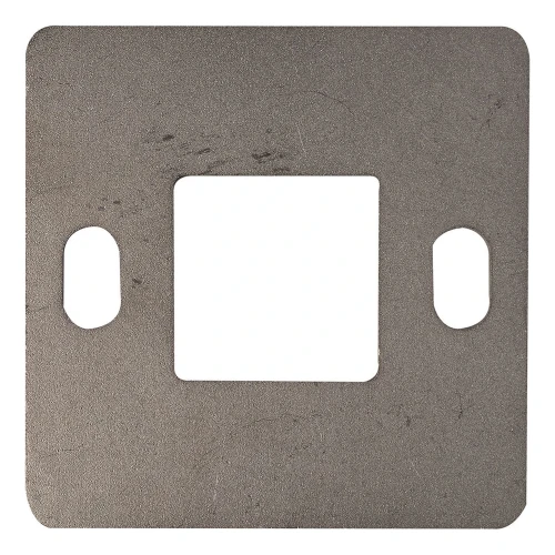 Balustrų stulpo pagrindas suvirinimui 100×100 mm – nerūdijantis plienas AISI 304, sistema 40×40 001-162 (1)