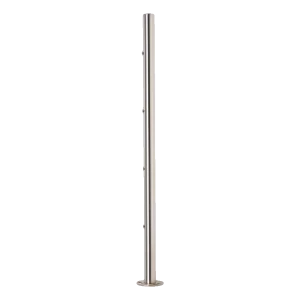 PINOX – vidurinis turėklų stulpelis fi 42,4 mm nerūdijantis AISI 304 satinas