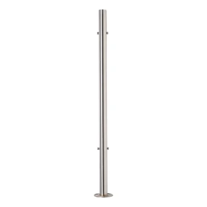 PINOX tarpinis turėklų stulpelis fi 42,4 mm × 981 mm – nerūdijantis plienas AISI 304, satinas