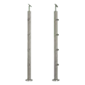 PSG Balustrados stulpas vidurinis pralaidus fi 42,4 mm AISI 304 – 4 laikikliai, satinas 001-204 (1)