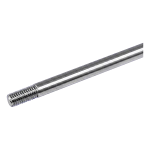 Stiklinės stogelės tempiamoji varžta M10×1500 mm nerūdijančio plieno AISI 304 – dešininis/kairinis sriegis, satinas
