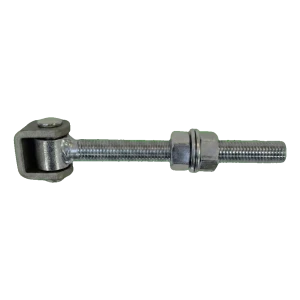 Reguliuojamas vartų lankštas su sriegiu M18 plieno – ilgas L180 mm