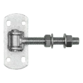 Reguliuojamas vartų vyris M16 su plokštele 115×50 mm – cinkuotas 001-415 (1)