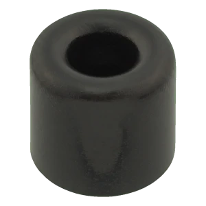 Guminis durų atsparinis elementas prikraunamas juodas Ø40 mm H28 mm
