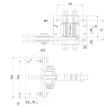 Comunello Albatros Piccolo – lankstomų vartų vyriams sistema iki 4 m / 100 kg 001-530 (6)