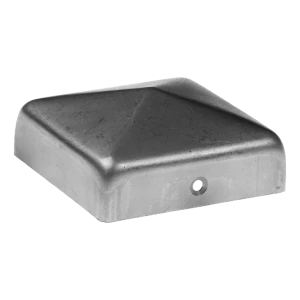 Plieninis cinkuotas gaubtinis stogelis tvoros stulpui 35×35 mm