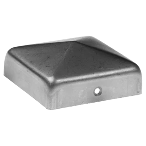 Plieno stogelis ant tvoros stulpo 120×120 mm – neapdorotas