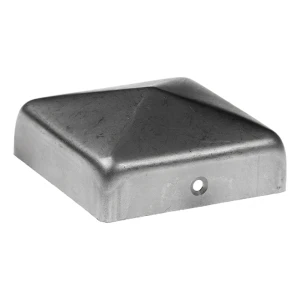 Plieno cinkuotas stoginis gaubtuvėlis tvoros stulpui 160×160 mm