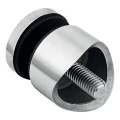 Taškinis stiklo laikiklis 6-12mm fi 30/13/M8x40 AISI304 sistema 42,4 satinas 000-521 (2)