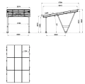 Carport Automobilių stoginė VICA 1 mašinai SOLO GPV-105-01 (5)