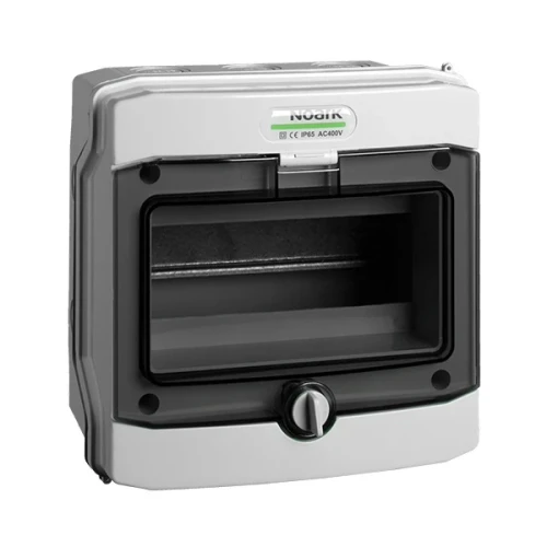 Plastikinis Montavimo Korpusas, Montuojamas ant Paviršiaus, IP65, 1 Eilė, 8 Moduliai PV-200-101493