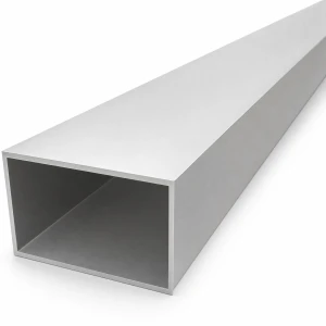 Aliuminio stačiakampė vamzdžio 50×80×2 mm – uždaro profilio EN AW-6060, L=2000 mm