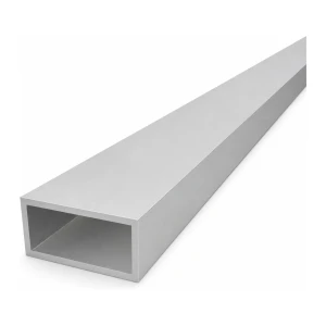 Aliuminio stačiakampė vamzdžio profilis 30×60×3 mm – uždaras profilis EN AW-6060, L=2000 mm