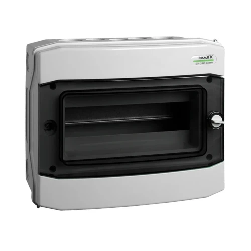 Plastikinis Montavimo Korpusas, Montuojamas ant Paviršiaus, IP65, 1 Eilė, 12 Modulių PV-200-101494