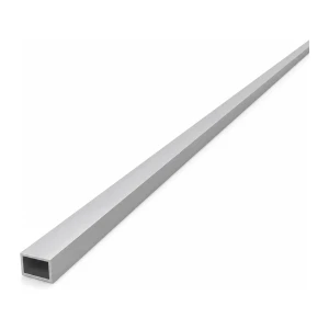 Aliuminio stačiakampė vamzdžio profilis 8×12×1 mm – uždaro skerspjūvio profilis L=2000 mm EN AW-6060