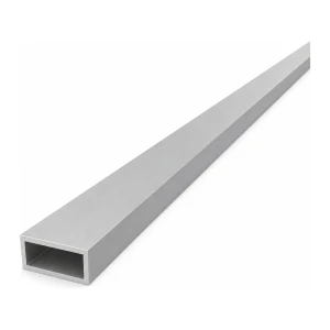 Aliuminio stačiakampė vamzdžio profilis 15×30×2 mm – uždaro skerspjūvio profilis EN AW-6060, L=2000 mm