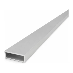 Aliuminio stačiakampė vamzdis 15×40×2 mm – uždaro profilio EN AW-6060, L=2000 mm