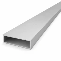 Aliuminio stačiakampė vamzdžio profilis 20×70×2 mm – uždaras profilis EN AW-6060, L=2000 mm