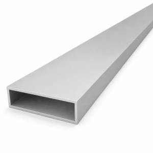 Aliuminio stačiakampė vamzdžio profilis 20×70×2 mm – uždaras profilis EN AW-6060, L=2000 mm