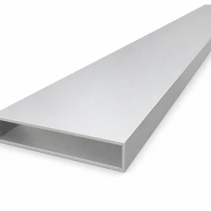 Aliuminio stačiakampė vamzdis 20×100×2 mm – uždaras profilis L=2000 mm EN AW-6060