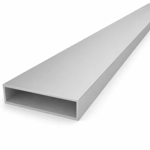 Aliuminio stačiakampė vamzdžio 20×80×2 mm – uždaras profilis EN AW-6060 L=2000 mm