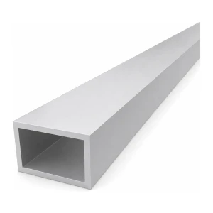 Aliuminio stačiakampė vamzdžio profilis 40×60×4 mm EN AW-6060 – ilgis 2000 mm