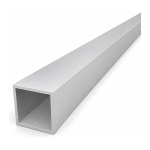 Aliuminio kvadratinis vamzdis 40×40×3 mm – uždaras profilis L=2000 mm