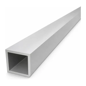 Aliuminio kvadratinis vamzdis 40×40×4 mm EN AW-6060 – ilgis 2000 mm