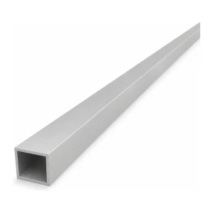 Aliuminio kvadratinis vamzdis 20×20×1,5 mm EN AW-6060 – ilgis 2000 mm