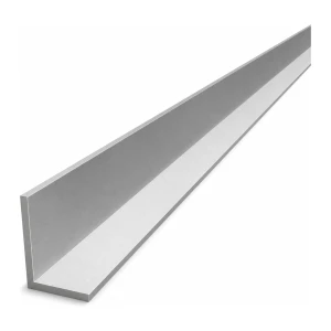 Aliuminio kampuotė nelygiaašė 40×30×3 mm – L profilis, ilgis 2000 mm