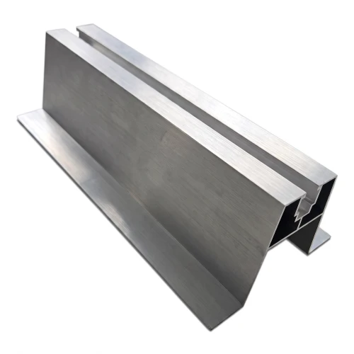 Trapecinis įstrižas tiltelis su EPDM tarpine H63 L330 – aliuminis stogo adapteris PV 001-776 (1)
