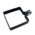 Tvoros stulpo galinis apkabas 100x100 mm juodas 000-782 (1)