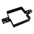 Tarpinė tvirtinimo jungtis tvoros panelių 100x100 mm juoda 000-778 (1)
