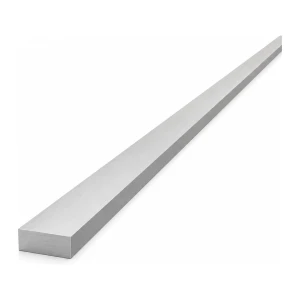 Aliuminio plokščioji juosta EN AW-6060 T64, 20×8 mm, ilgis 2000 mm
