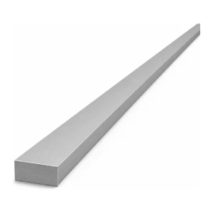 Aliuminio plokščioji juosta 20×10 mm – plokščias profilis EN AW-6060 T64, L=2000 mm