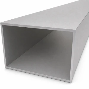 Aliuminio stačiakampė vamzdžio profilis 80×120×3 mm EN AW-6060 – ilgis 2000 mm