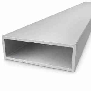 Aliuminio stačiakampė vamzdžio forma 40×120×4 mm – uždaro skerspjūvio profilis EN AW-6060, L=2000 mm