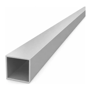 Aliuminio kvadratinis vamzdis 30×30×1,5 mm – uždaras profilis EN AW-6060 L=2000 mm