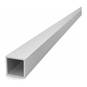 Aliuminio kvadratinis vamzdis 25×25×1.5 mm – uždaras profilis L=2000 mm EN AW-6060