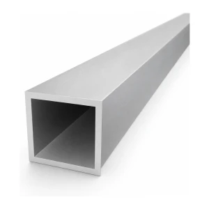 Aliuminio kvadratinis vamzdis 50×50×4 mm – uždaro profilio L=2000 mm