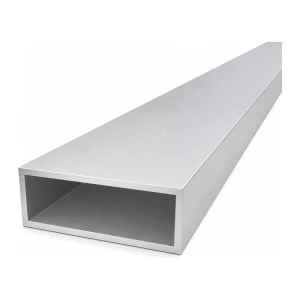 Aliuminio stačiakampis vamzdis 30×80×3 mm – uždaras profilis EN AW-6060, L=2000 mm