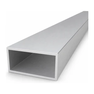 Aliuminio stačiakampė vamzdis 40×80×3 mm – uždaras profilis L=2000 mm