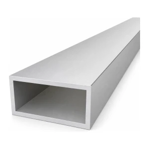 Aliuminio stačiakampis vamzdis 40×80×4 mm – uždaras profilis L=2000 mm