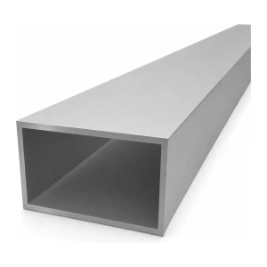 Aliuminio stačiakampė vamzdžio profilis 50×80×3 mm – uždaras profilis EN AW-6060, L=2000 mm