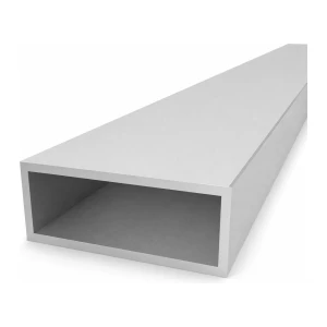 Aliuminio stačiakampė vamzdžio 40×100×4 mm – uždaro profilio EN AW-6060, L=2000 mm