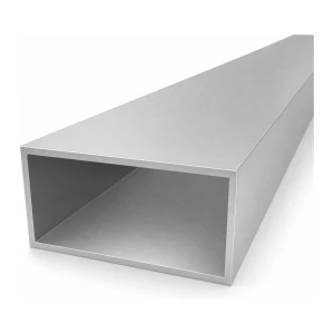 Aliuminio stačiakampė vamzdis 50×100×3 mm – uždaro skerspjūvio profilis L=2000 mm