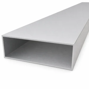 Aliuminio stačiakampė vamzdžio 40×120×2 mm – uždaro profilio EN AW-6060, L=2000 mm