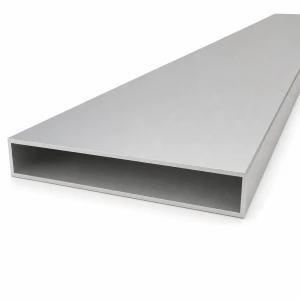 Aliuminio stačiakampis vamzdis 20×120×2 mm – uždaras profilis, ilgis 2000 mm