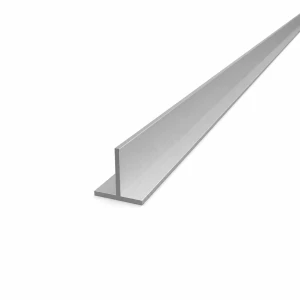 Aliuminio T profilis 25×25×2 mm – T skerspjūvio profilis EN AW-6060, L=2000 mm