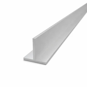 Aliuminio T profilis 40×40×4 mm EN AW-6060, ilgis 2000 mm